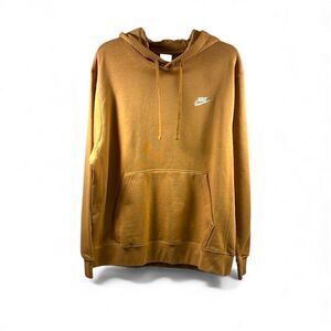 Nike NWT Mustard Yellow Hoodie Sweatshirt Size L